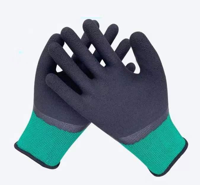 work gloves latex coated safety gloves 2