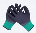 work gloves latex coated safety gloves 2