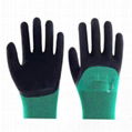 work gloves latex coated safety gloves