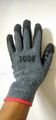 10G cotton latex crinked palm safety gloves 4