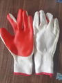 10G cotton latex  safety gloves