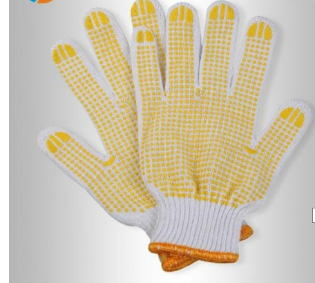 Pvc dotted cotton gloves work gloves 5