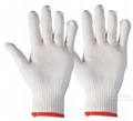 Cotton knited gloves safety gloves