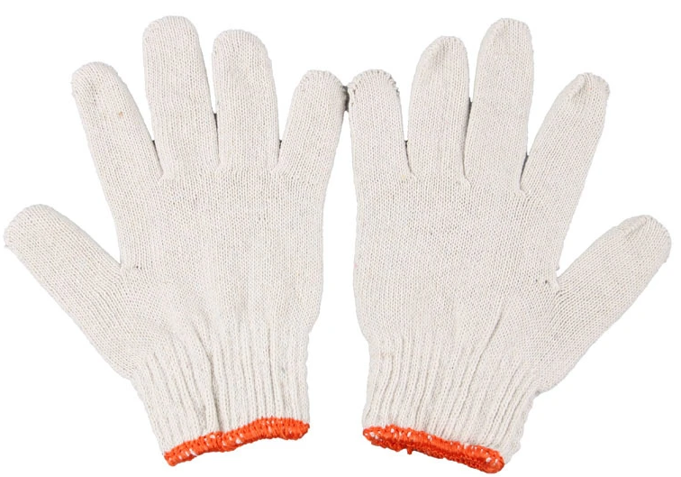 Cotton knited gloves safety gloves 3