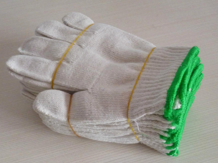 Cotton knited gloves safety gloves 4