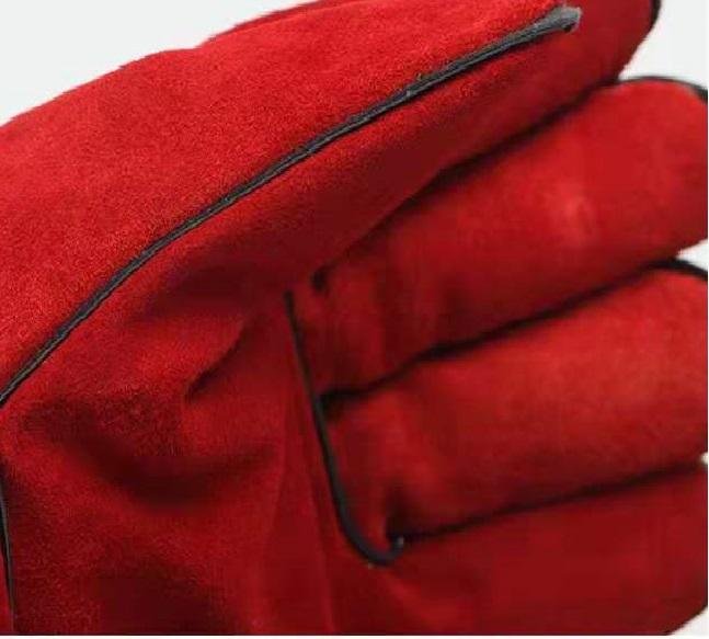 welding gloves cow leather safety gloves 5