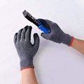 10G cotton latex crinked palm safety gloves work gloves 4