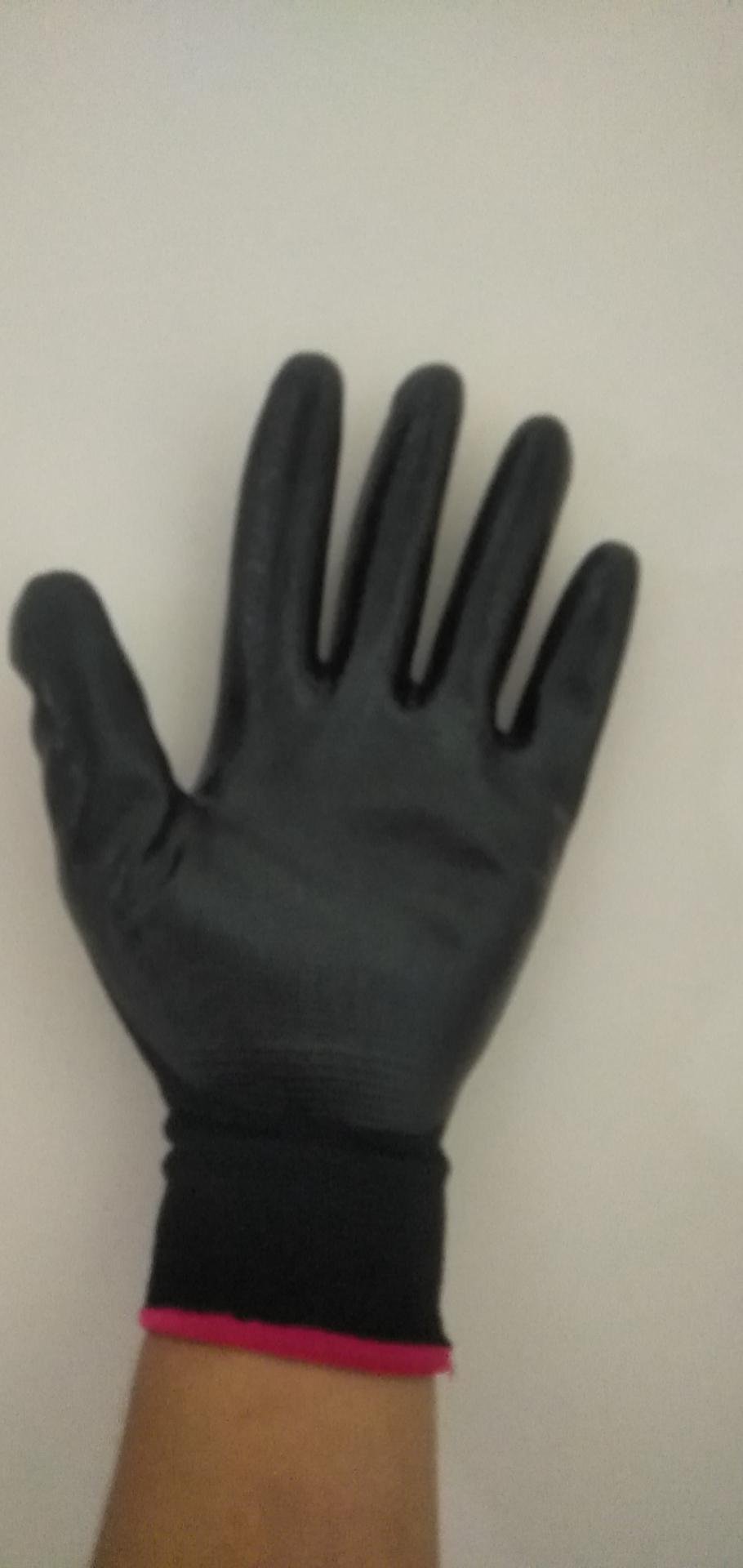 Nitrile gloves nitrile coated safety gloves work gloves 3