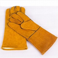 welding gloves cow leather safety gloves