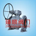 Cast steel Trunnion mounted ball valve 1