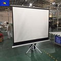 Indoor and Outdoor Projection Screen with tripod stand  for Movie or Office Pres 4