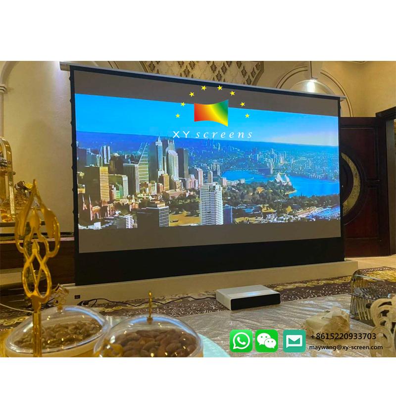 xy screen best pvc ust 120 inch motorized floor rising projector alr screen  - EDL83-GF1 - XY screen (China Manufacturer) - Home Theater - AV