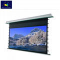 Ceiling mount pull down motorized projection screen 4k home Electric  screen 