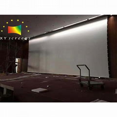  Large  remote control  4k/HD Motorized Projector Screen