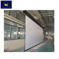  Large  remote control  4k/HD Motorized Projector Screen