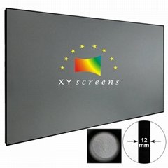 xyscreen fixed frame daylights alr projector screen narrow frame 4k