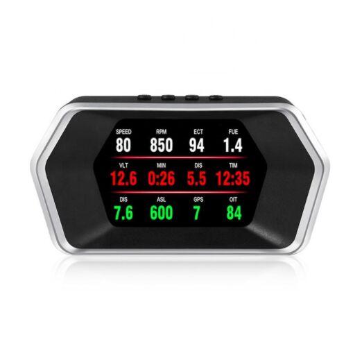 Multifunctional Smart Digital Meter HUD Car Obd ii Gps Head Up Display