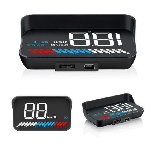 Digital Speedometers 3.5 Inch For Cars Over Speed Alarm Obd2 Car Hud Display Sma