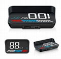 Digital Speedometers 3.5 Inch For Cars Over Speed Alarm Obd2 Car Hud Display Sma 1