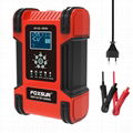 FOXSUR 12A Pulse Repair Charger LiFePO4 Motorcycle Car Battery Charger 1