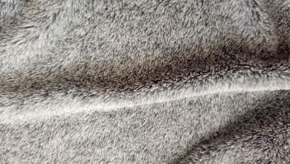 Microfiber Polyester Cationic Sherpa PV Blush Garment knitting fleece fabric 4