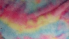 100%polyester tie dyed sherpa shu velveteen knitted fleece