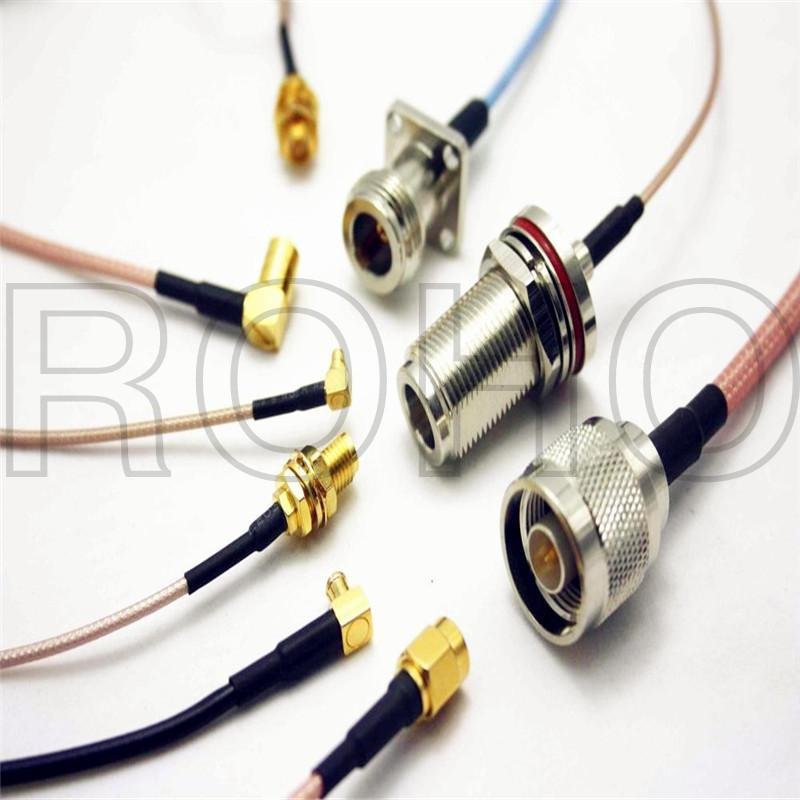 RF Coaxial Copper Connector Jummper Cable for Antenna 2