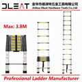 Dleat 3.8m aluminum single telescopic ladder 1