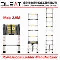 Dleat 2.9m aluminum single telescopic ladder