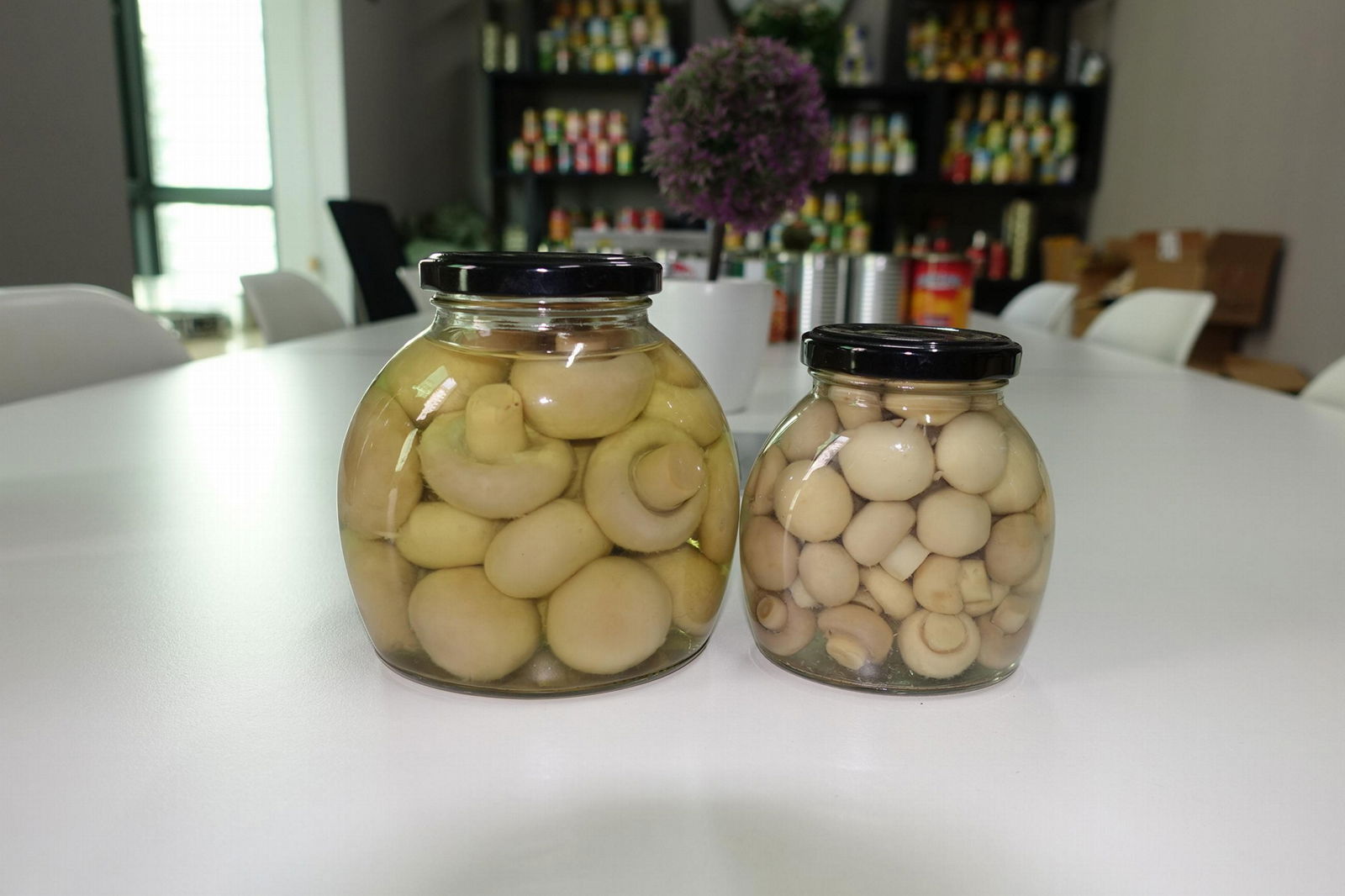 Canned Mushroom in Glass Jar 3