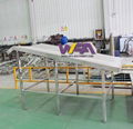 V-shaped killing table sheep abattoir sheep slaughter line