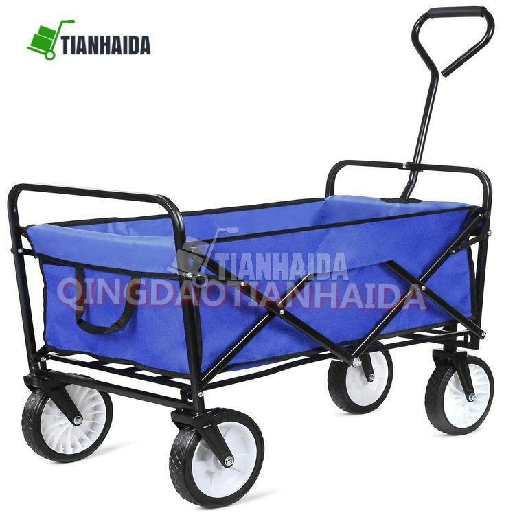 Folding Garden Shopping Hand Wagon Cart 