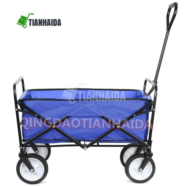 Folding Garden Shopping Hand Wagon Cart  2