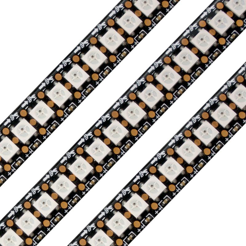 SK6812 LC8812B TV Led Strip Light RGB Changeable Black PCB with wifi Remote Cont 2