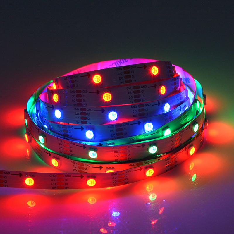 high density full Color DC5V LC8823 APA102 led strip light flexible led Lights s 2