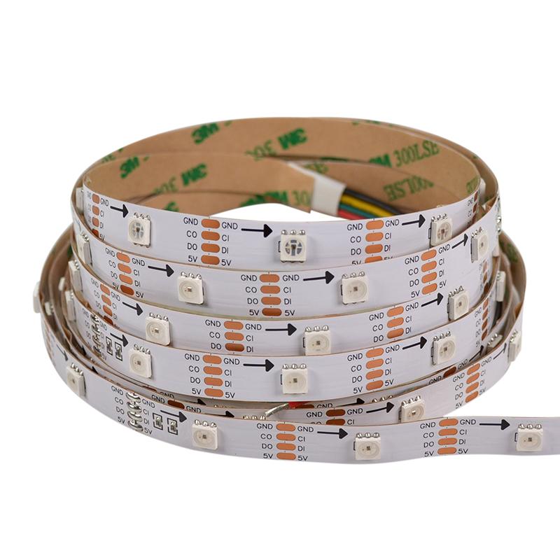 high density full Color DC5V LC8823 APA102 led strip light flexible led Lights s 4