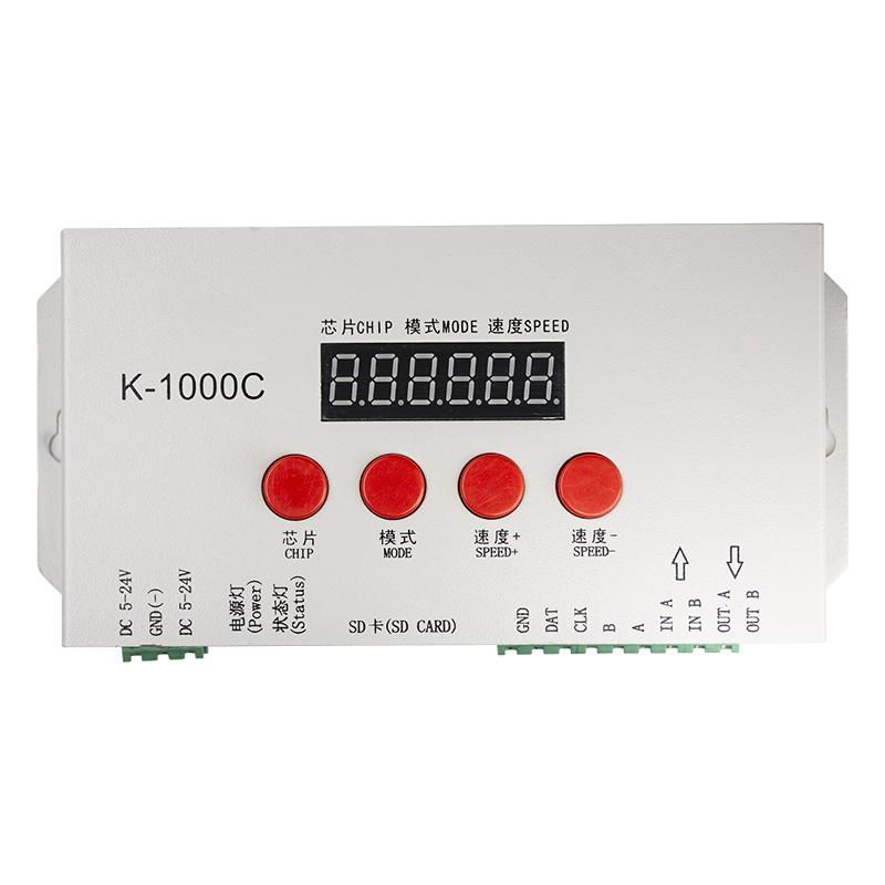 Single-port offline Controller with SD card (256MB) K-1000C digital led strip le