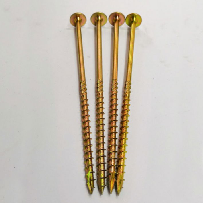 Cutting Tail Wood Screws Type 17 point Particle Board Screws Rolled Thread Zinc 