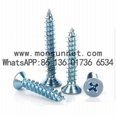 Carbon Steel Pan Head Tapping Screws