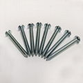 Pan Head Machine Screw Combined PH Recess Zinc Plated