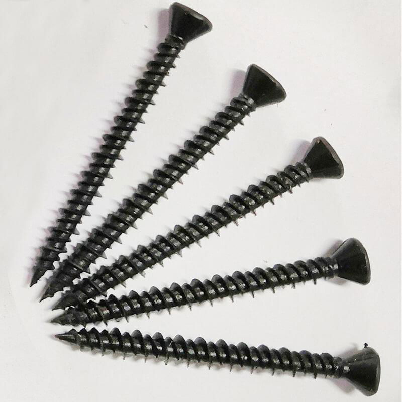 Hi-lo Thread Countersunk Head Drywall Screws Black Carbon Steel Cost-effective 2