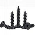 Socket Countersunk Head Cap Screw C1022 Steel Black Phosphated Chipboard screw 2