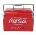 Metal Insulated Thermal cooler box 7L mini ice chest 