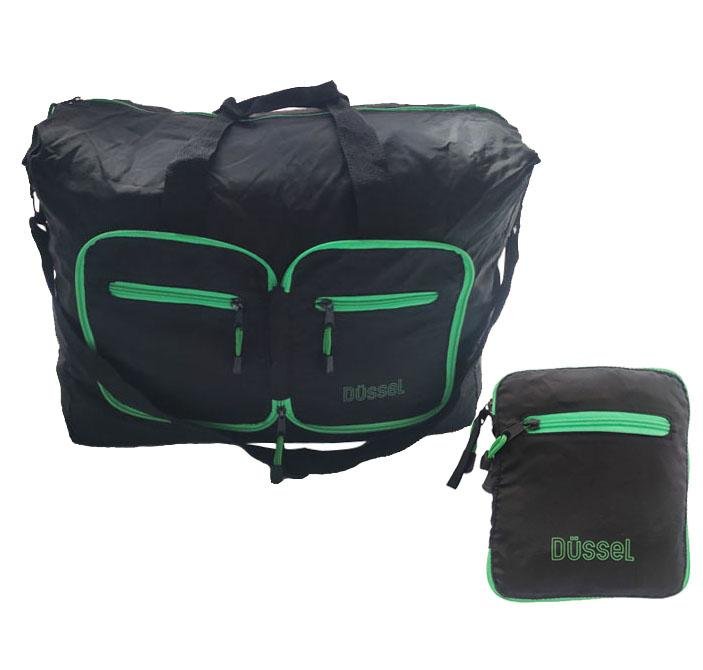 Wholesale foldable lightweight RPET duffel travel bag