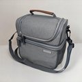 Two compartments lunch cooler bag