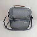 Two compartments lunch cooler bag