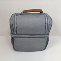 Two compartments lunch cooler bag