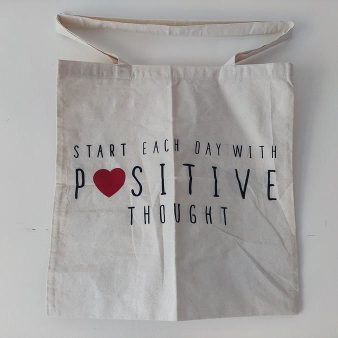 Organic cotton tote shopping bag 2