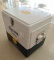 Vintage corona metal ice cooler cooling box