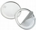 recycle aluminum full open peel off easy open end for tin food can lid 2